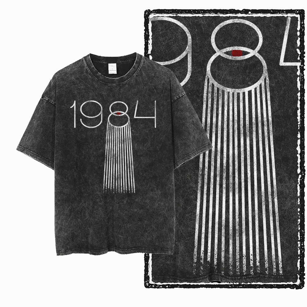 G02 エクスクルーシブ 100% コットン ビッグサイズ  - Acid Wash Vintage Graphic T Shirt のレビューと価格